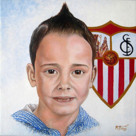 Sentimiento hecho Arte Oil Canvas Portrait