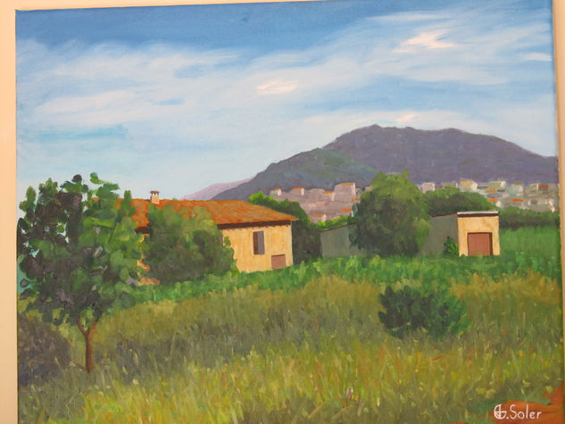 masia Óleo Lienzo Paisaje