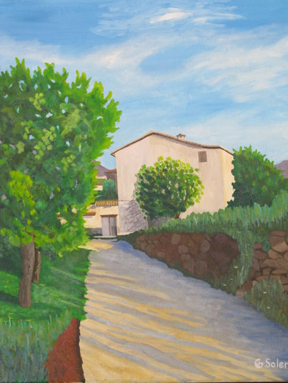 masia Óleo Lienzo Paisaje