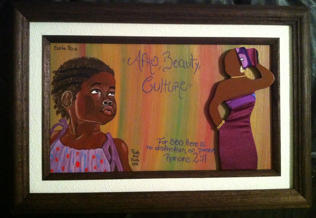 Afro Costa Rican Paints Riish and Toosh
