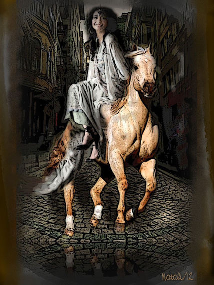 Caballo urbano.