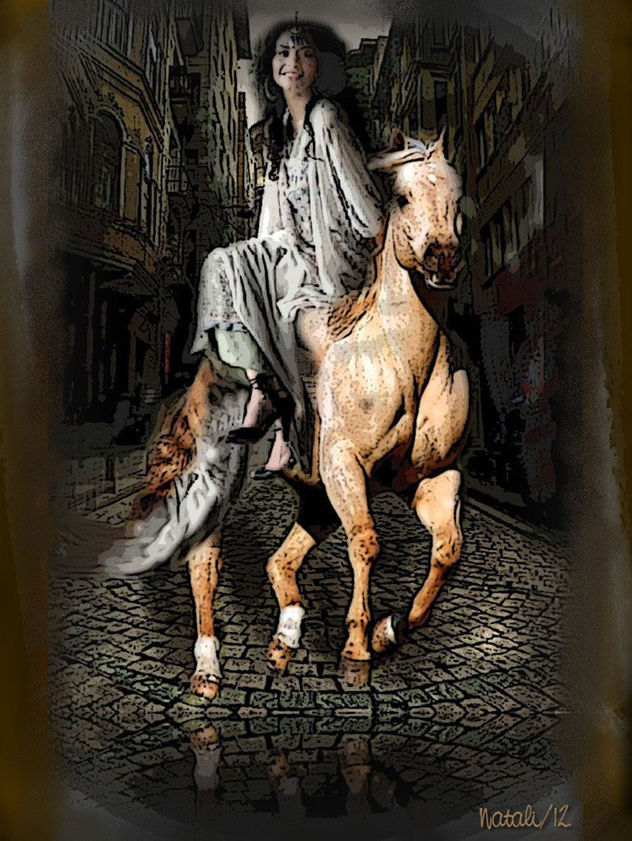 Caballo urbano.