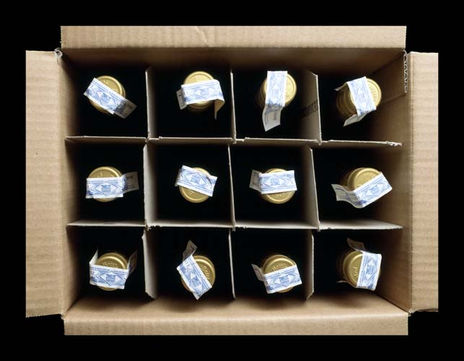 Caja de botellas