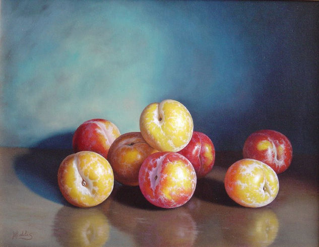 Ciruelas Oil Canvas Still Life Paintings