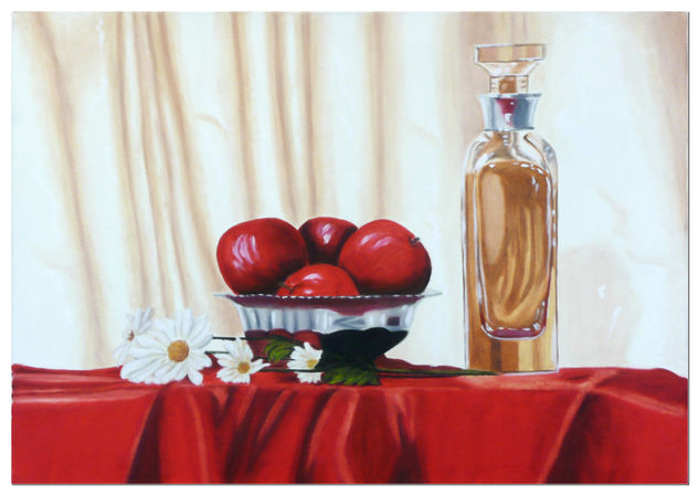 Manzanas Oil Canvas Still Life Paintings