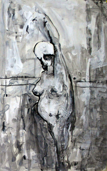 Figura 03 Acrylic Paper Figure Painting