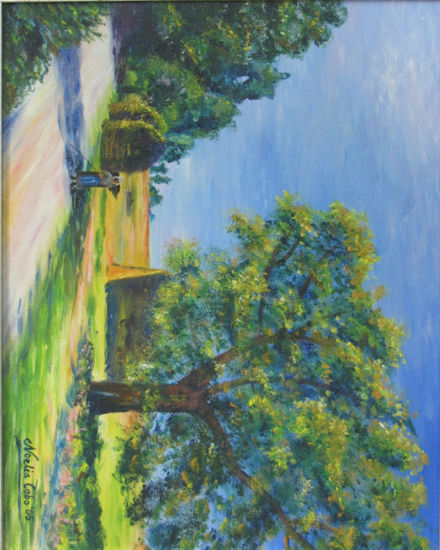 Norteña Oil Canvas Landscaping