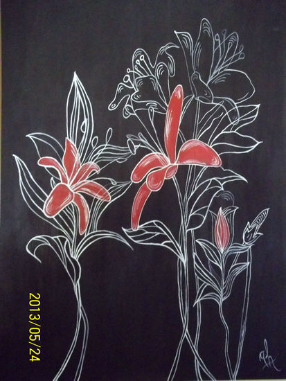 flores Acrylic Others Floral Painting