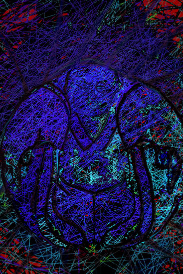 El oscuro violeta del sol Conceptual/Abstracto Color (Digital)