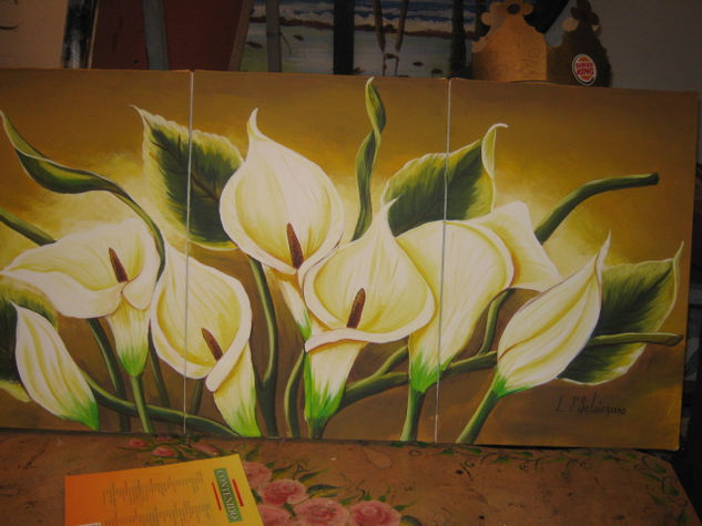 KALAS Acrylic Canvas Floral Painting