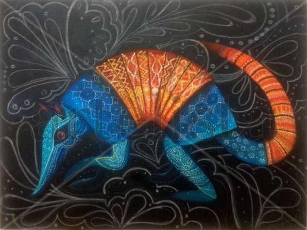 Un alegre armadillo