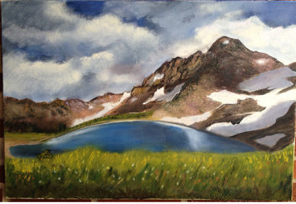 El lago de la montaña