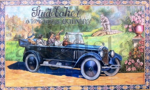 Sevilla. calle Tetuan, mural cerámico