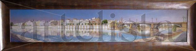 Sevilla.Panorámica de calle Betis