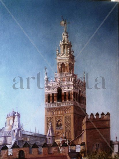 Sevilla. Giralda Oil Canvas Landscaping