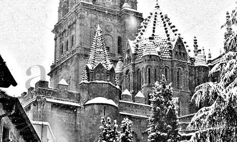Nieve en la catedral