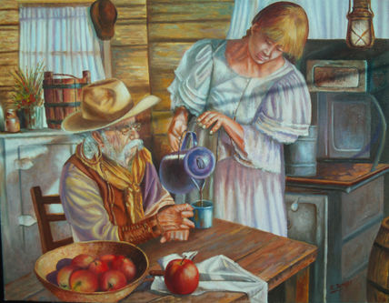 Tomando café