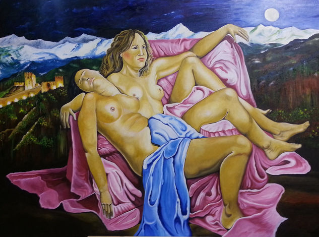 EL CASTILLO Oil Canvas Nude Paintings