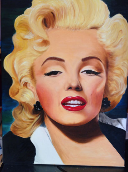 Marilyn Oil Canvas Portrait