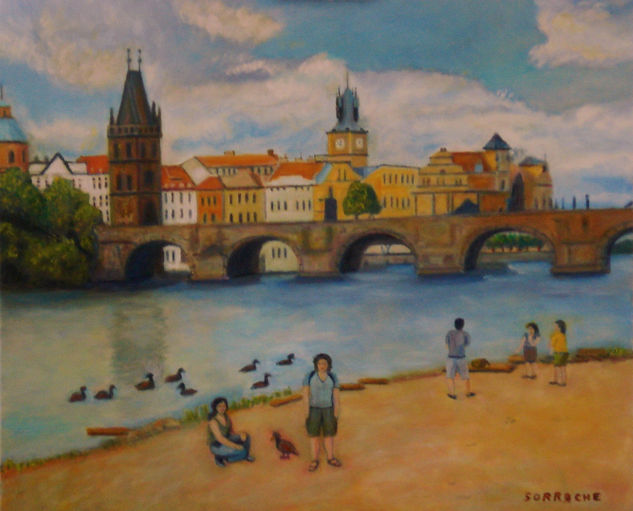 praga 2 Óleo Lienzo Paisaje