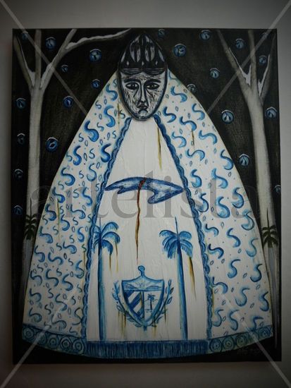 La virgen de Porcelana (2013) Mixed media Canvas Figure Painting