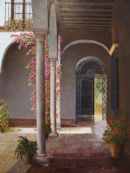 PATIO CORDOBES Oil Canvas Others