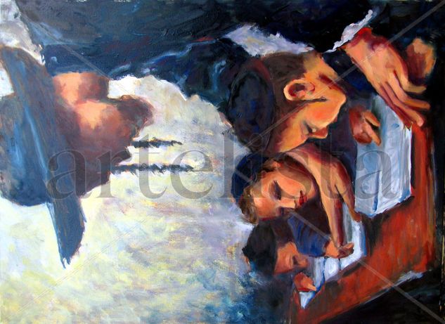 RELIGIÓN (life photographer) Oil Canvas Figure Painting