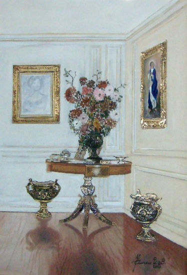 UN RINCON Oil Canvas Still Life Paintings