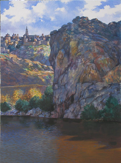 RIOTAJO TOLEDO Oil Canvas Landscaping