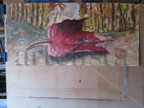 Otoño, hoja seca