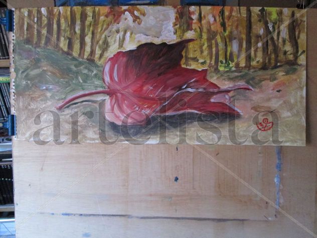 Otoño, hoja seca
