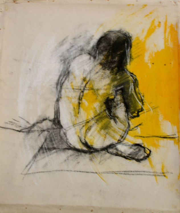 mujer sentada