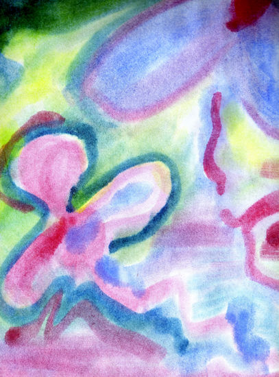 Flores y agua Watercolour Paper Floral Painting