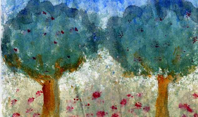 Crecer juntos Watercolour Paper Landscaping