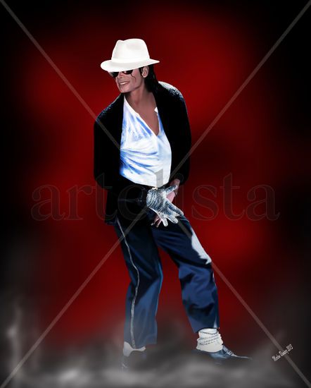 MICHAEL THE KING Oil Canvas Portrait