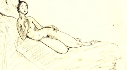 Mujer recostada