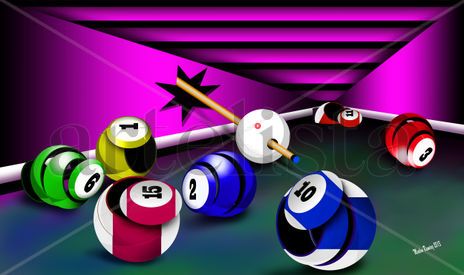 Explosive pool game