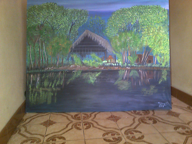 Caño adentro Acrylic Canvas Landscaping