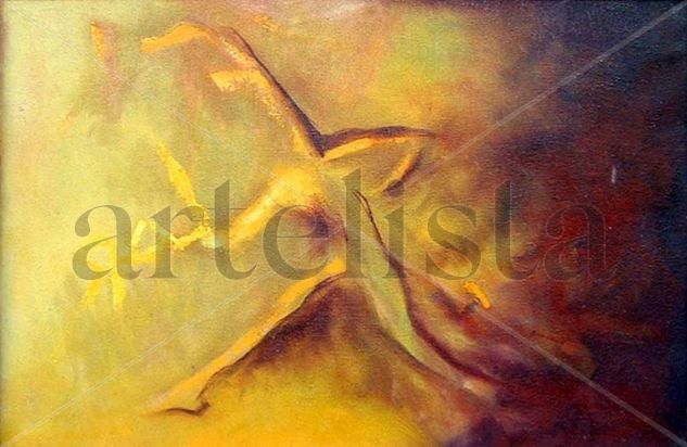 flor 2 Oil Canvas Figure Painting