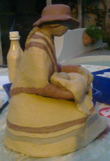 madre norteña Pottery Figurative