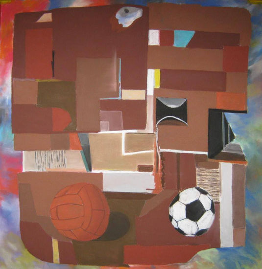 football wagon Pastel Paper Others