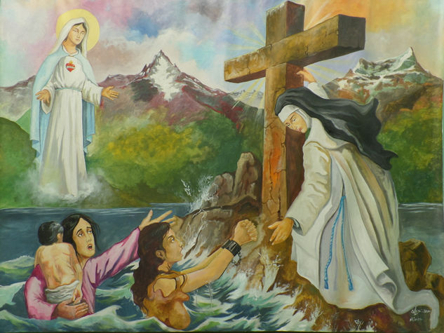 Carisma y Misión (Congregación Ntra. Señora de la Caridad del Buen Pastor) Acrílico Lienzo Otros