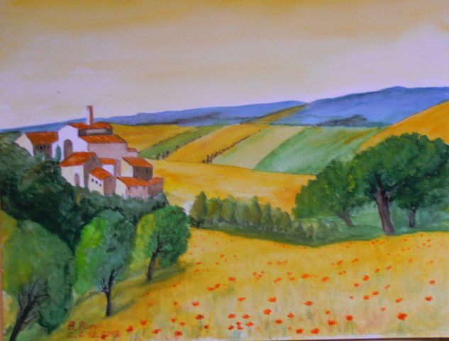 La aldea Watercolour Paper Landscaping