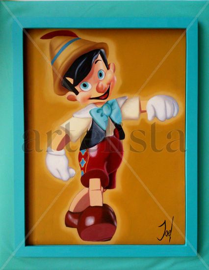 pinocchio Oil Canvas Others