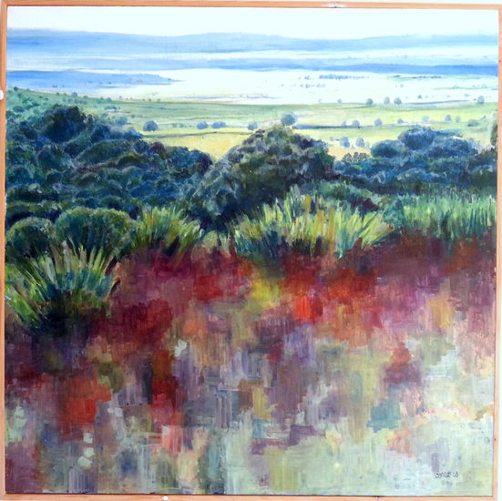 PAISAJE-3 Oil Panel Landscaping