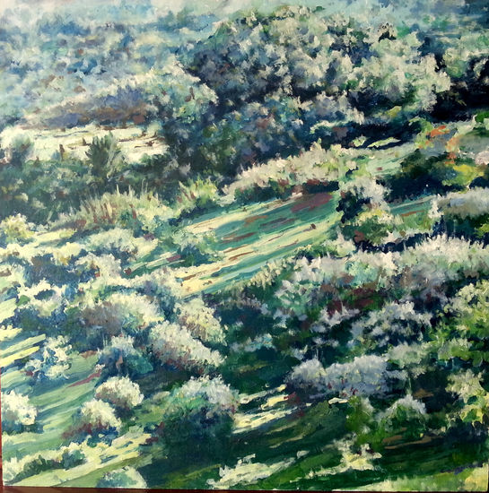 paisaje-4 Oil Panel Landscaping