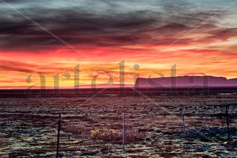 Atardecer violento