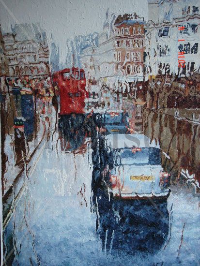 WET LONDON Oil Canvas Others