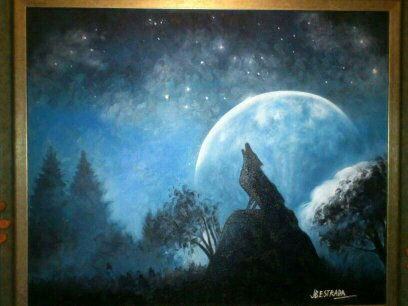 aullando a la luna