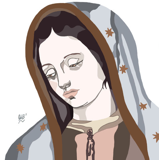 Virgen de Guadalupe Copydraw by jlb 